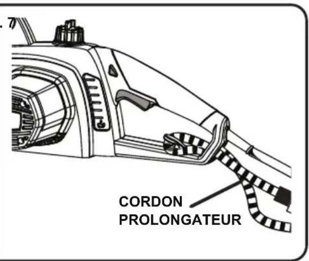 LawnMaster CS1216 - REMARQUE: La scie à chaine est fabriquée sans ajout d'huile pour la chaine ou le guide. - 2