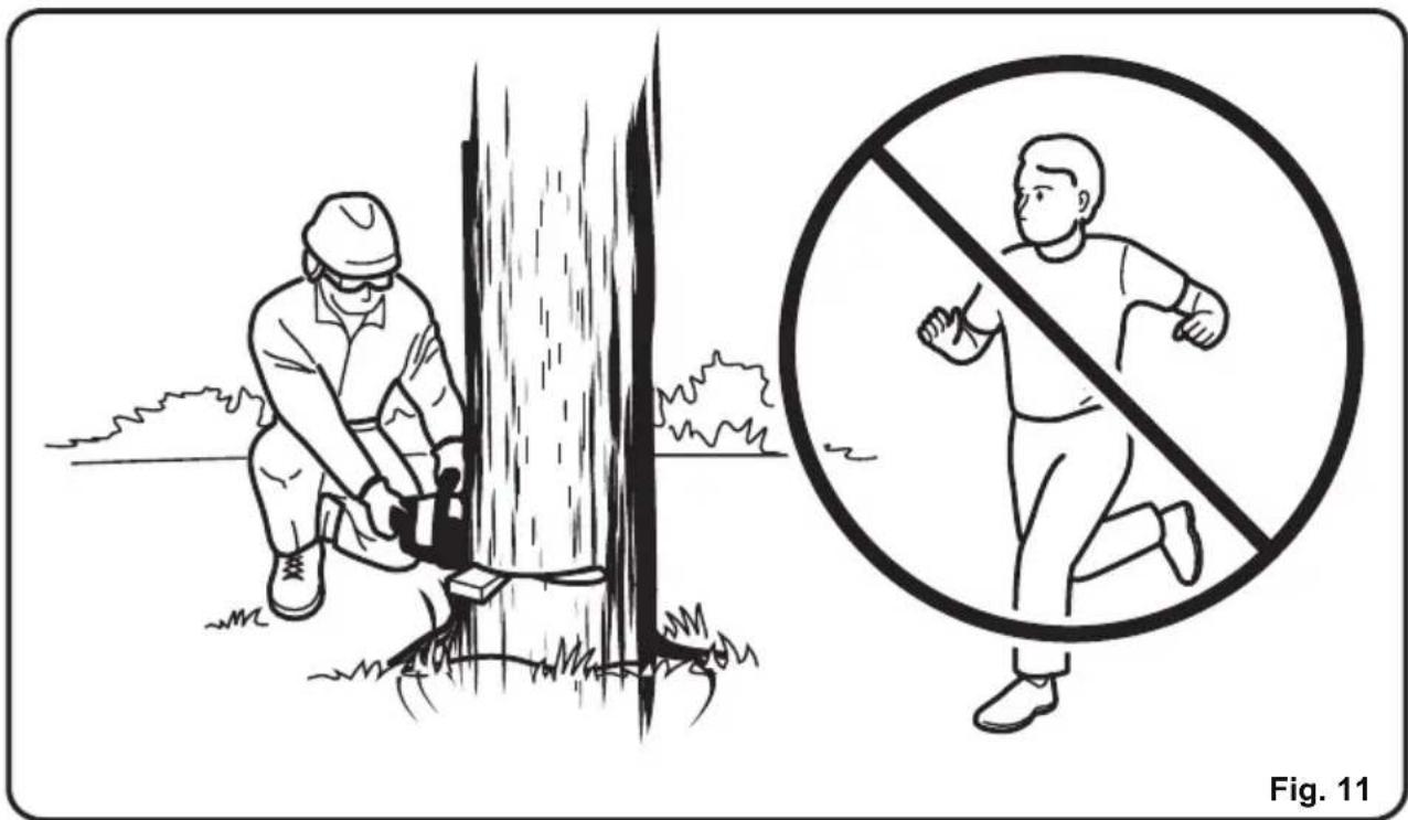 LawnMaster CS1216 - PRECAUTIONS DE CHANTIER (voir fig. 11) - 1