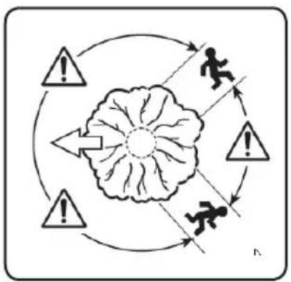 LawnMaster CS1216 - PROPER PROCEDURE FOR TREE FELLING (See Fig. 13) - 1