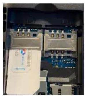 LOGICOM Le Posh 184 - Insertion et extraction de la carte SIM - 2