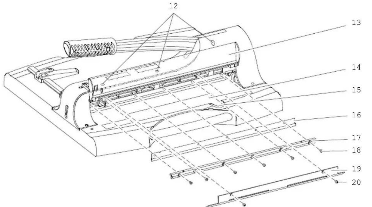 OLYMPIA G 3650 - - Guía de papel - 1