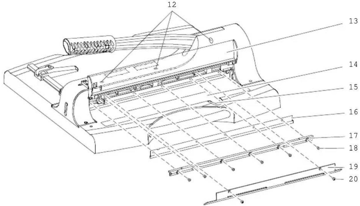 OLYMPIA G 3650 - - Biçak siperinin takılması - 1