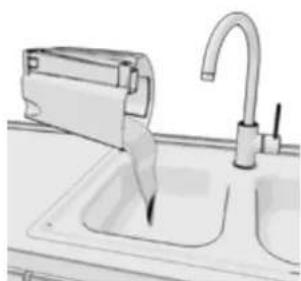 Oreck SurfaceScrub FK40100PC - EMPTYING THE RECOVERY TANK - 3