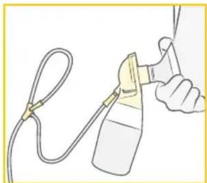 MEDELA Freestyle Flex - Vorbereitung für das einseitige Abpumpen - 4