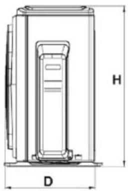 FERROLI Diamant Plus M - DIMENSIONI DI INGOMBRO - 1