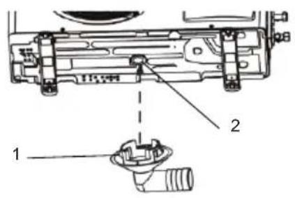 FERROLI Diamant Plus M - CONDENSATION DRAIN KIT FOR OUTDOOR UNIT - 1