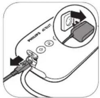 PHILIPS Avent SCF394 - Charging the breast pump - 4