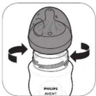 PHILIPS Avent SCF394 - Assemblage du biberon - 4