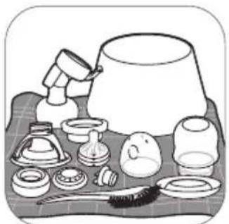 PHILIPS Avent SCF394 - Paso 2A: Limpieza manual - 5