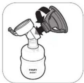 PHILIPS Avent SCF394 - Assemblage du tire-lait - 4
