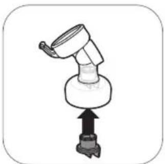 PHILIPS Avent SCF394 - Assembling the breast pump - 2