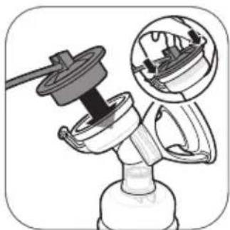 PHILIPS Avent SCF394 - Assembling the breast pump - 7