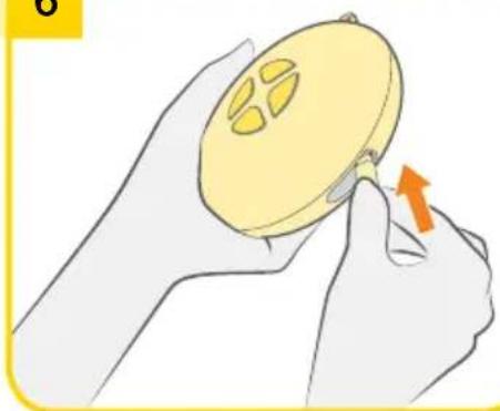 MEDELA Swing Maxi Flex - Assembling the pump set - 6