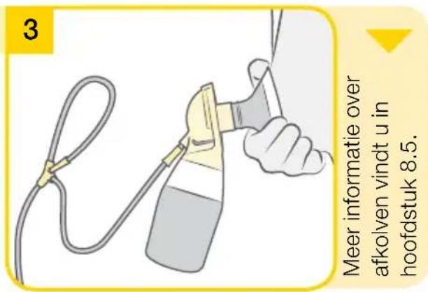 MEDELA Swing Maxi Flex - Swing Maxi Flex - Voorbereiding voor enkel afkolen - 5