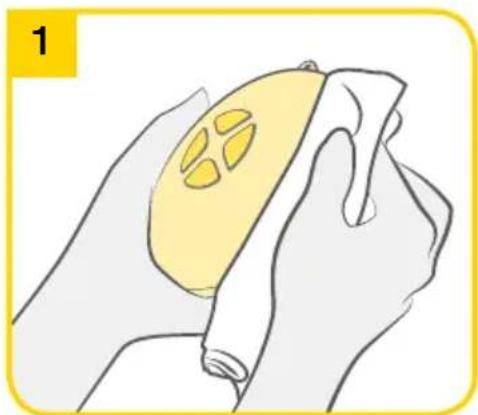 MEDELA Swing Maxi Flex - De motoreenheid reinigen - 1