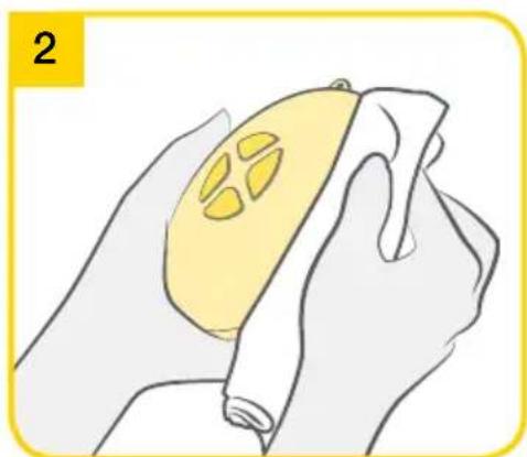 MEDELA Swing Maxi Flex - Membersihkan unit motor - 2