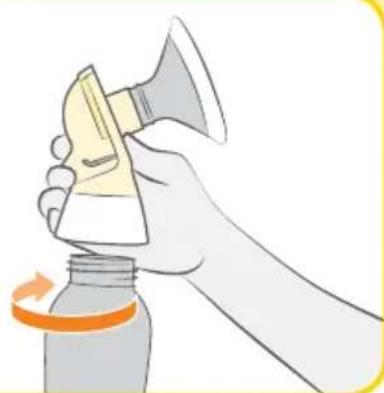 MEDELA Swing Maxi Flex - Merakit set memompa - 3