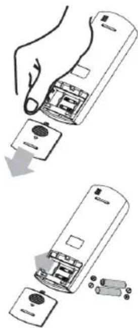 FERROLI Diamant Plus S - INSERTING/REPLACING THE BATTERIES - 1
