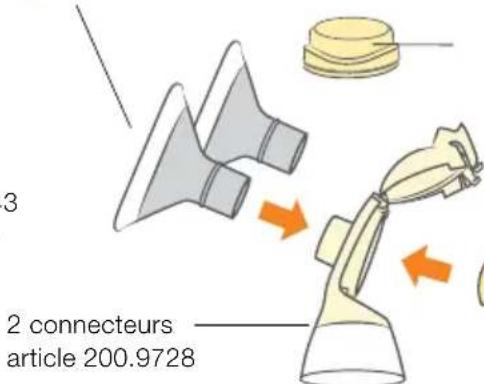 MEDELA Swing Flex - bloc-moteur : - 4