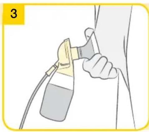 MEDELA Swing Flex - Swing Maxi Flex – Voorbereiding voor enkel afkolven - 3