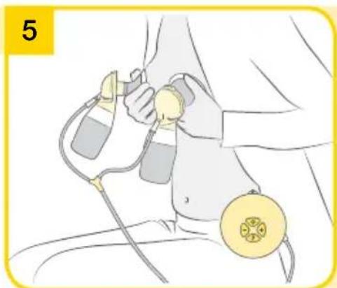 MEDELA Swing Flex - Swing Maxi Flex – Préparation à une séance de double expression - 5
