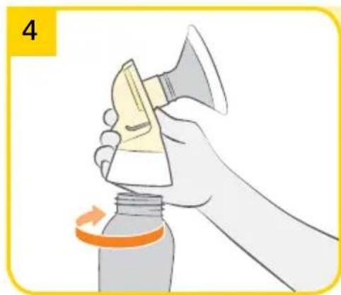 MEDELA Swing Flex - Assemblage du set tire-lait - 2