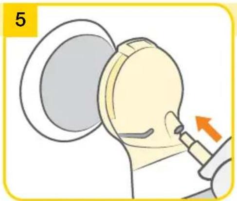 MEDELA Swing Flex - Assemblage du set tire-lait - 5