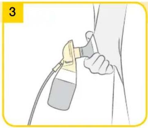 MEDELA Swing Flex - Swing Maxi Flex - Menyiapkan pemompaan ganda - 5