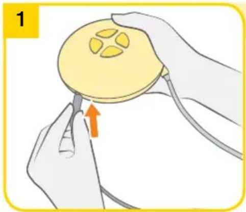MEDELA Swing Flex - Werking op netstroomadapter - 1