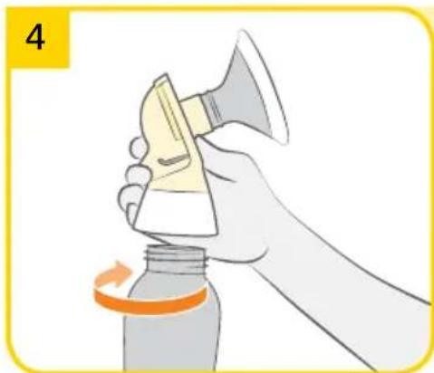 MEDELA Swing Flex - Merakit set memompa - 2