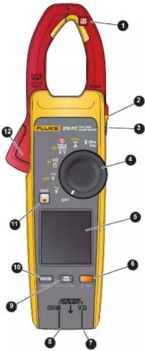 FLUKE 378 FC - Fonctions/commandes - 1