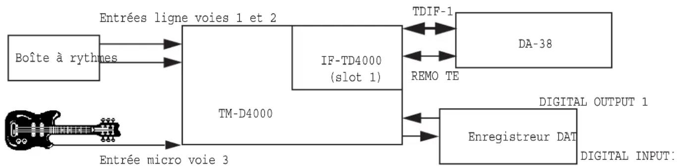 TASCAM TMD4000 - T1 Connexions - 1