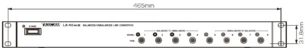 TASCAM LA40MKIII - Autres caractéristiques - 3