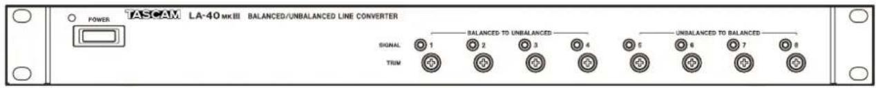 TASCAM LA40MKIII - TASCAM TEAC Professional LA-40MKIII symétriseur/désymétriseur - 1