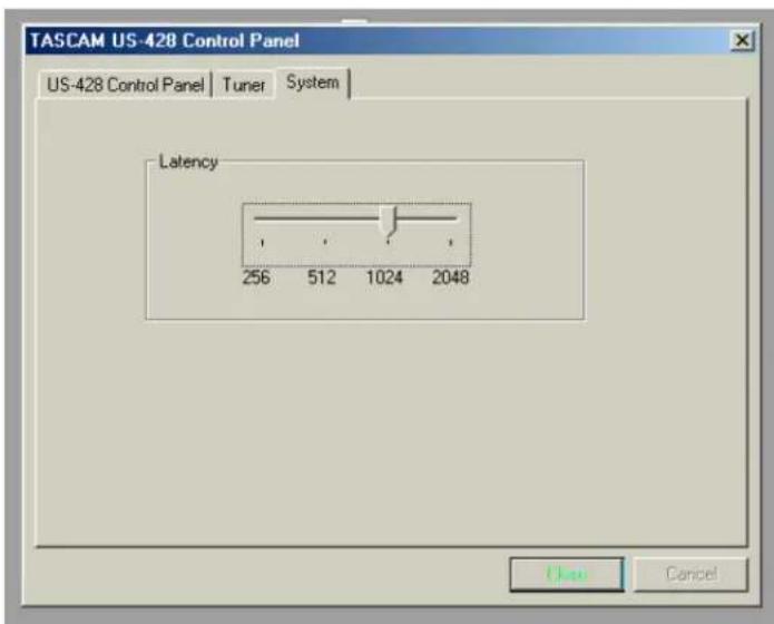 TASCAM US428 - Tailledubuffer: - 1