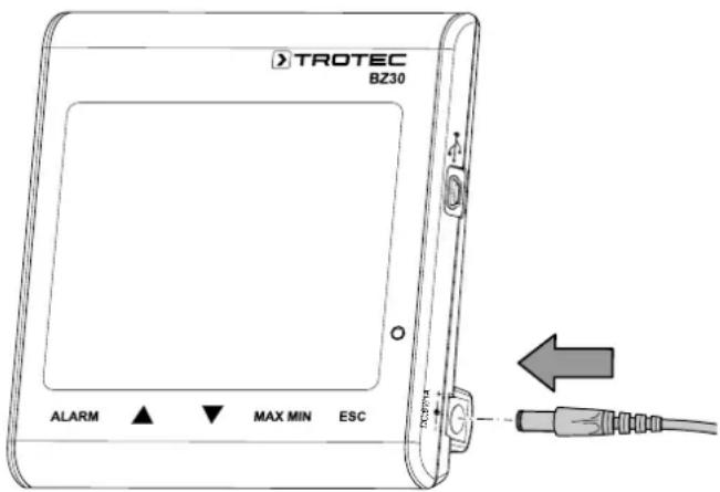 TROTEC BZ30 - Raccordement au secteur - 1