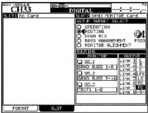 TASCAM IFSMDM - Option ROUTING - 1