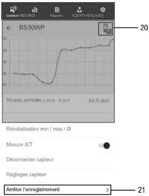 TROTEC BS30WP - Enregistrement des valeurs de mesure - 1