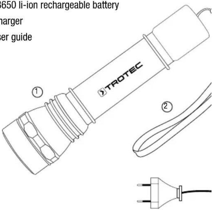 TROTEC UVTorchLight 15F - Checking the delivery - 1