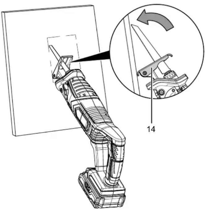 TROTEC PRCS 1020V - Sciage plongeant : - 1