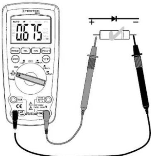 TROTEC BE50 - Test de diode - 1