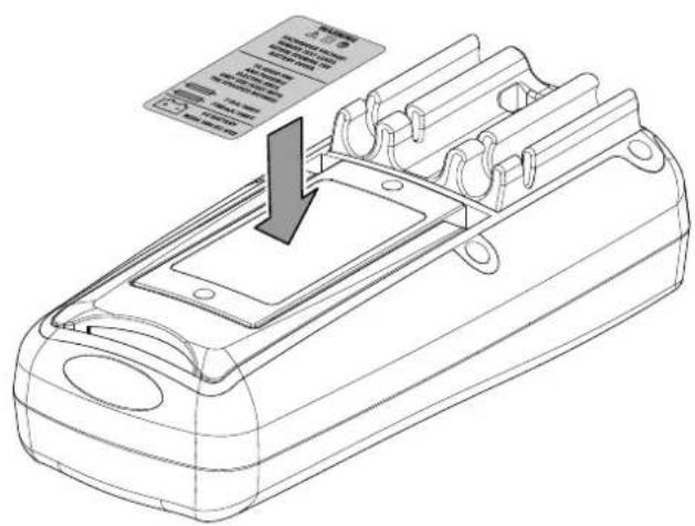 TROTEC BE50 - Mise en place de l'étiquette d'avertissement - 1
