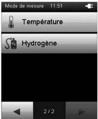 TROTEC T3000 - Sous-menu Mode de mesure - 2