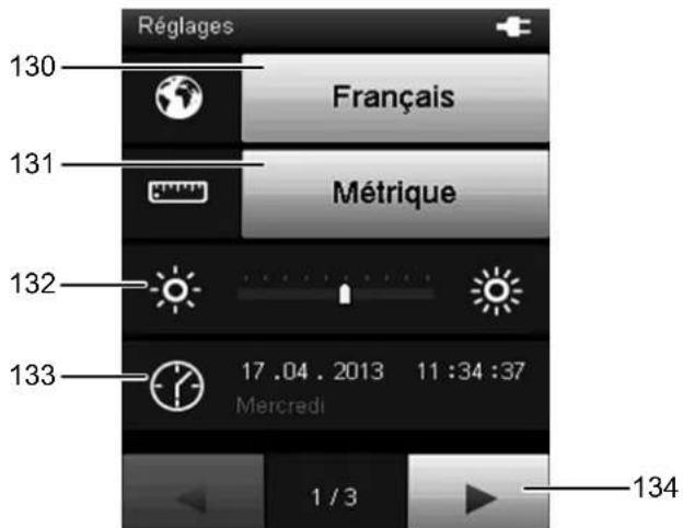 TROTEC T3000 - Écran « Paramètres » - 1