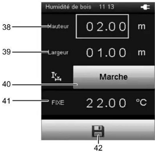 TROTEC T3000 - Sous-menu Mode de mesure - 5