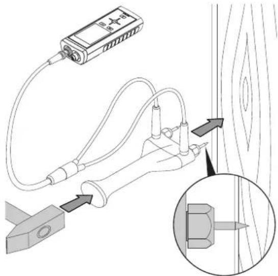 TROTEC T3000 - Exécution d'une mesure avec un capteur SDI (à titre d'exemple avec le capteur d'humidité TS 660 SDI) - 4