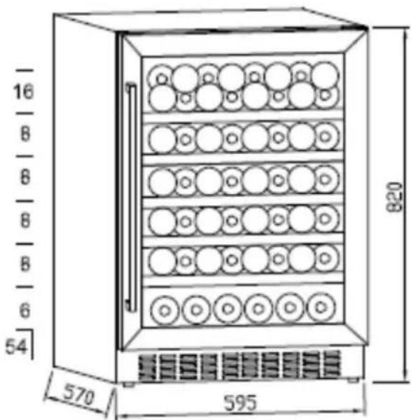 CONTINENTAL EDISON CECWC54EC - Wine storage - 1