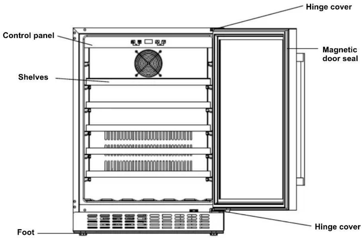 CONTINENTAL EDISON CECWC54EC - DESCRIPTION OF THE APPLIANCE - 1