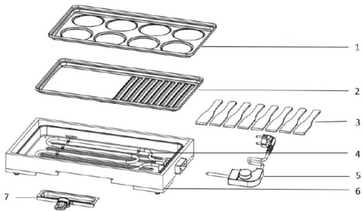 CONTINENTAL EDISON CEPC1500BB - SCHEMATIC DIAGRAM OF THE PRODUCT - 1