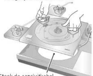 TECHNICS SHTB10 - De toonarmbasis op de speler bevestigen (vervolg) - 2